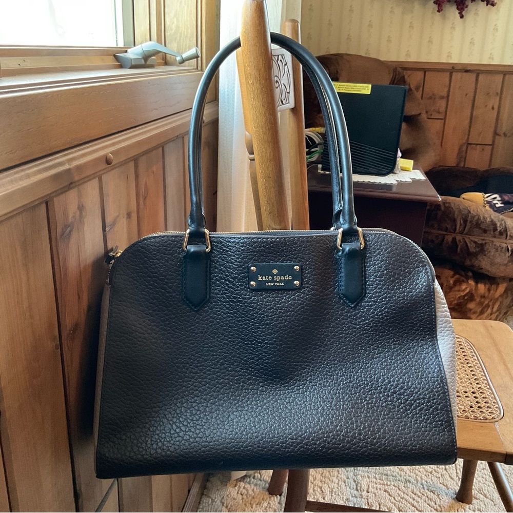 PRICE REDUCED!!! Kate Spade Brown and Cream Satchel